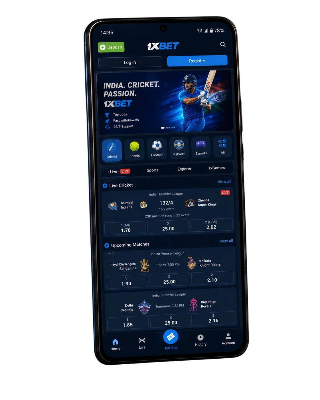 1xBet India App Download